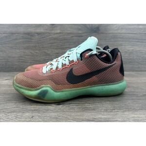 Nike Youth Kobe Bryant X Easter Basketball Shoe Size 5Y Green Orange 726067-808